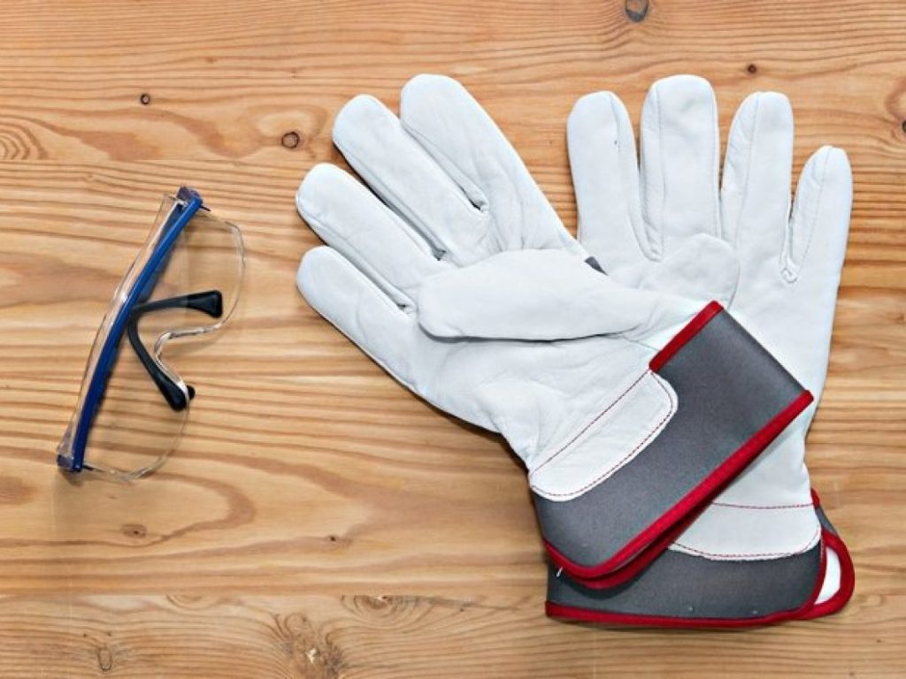 Workplace Safety Gloves and Masks safety tools required for plumbing